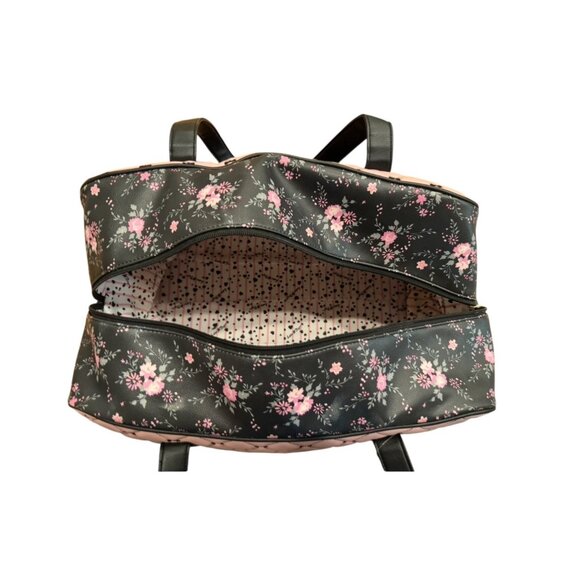 Luv Betsey by Betsey Johnson Quilted Floral Weekender Duffel Bag - Picture 12 of 15